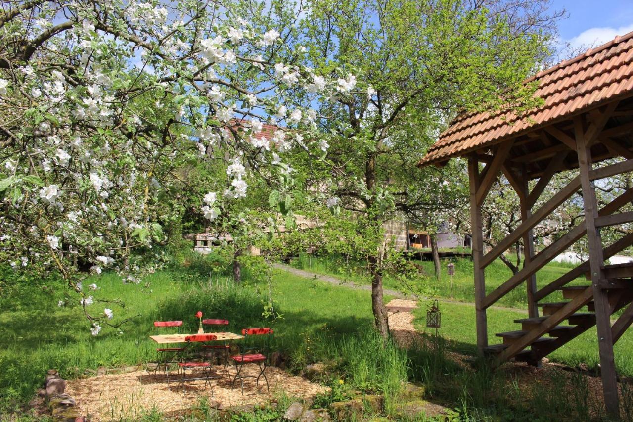 Ferienwohnung Koppelblick Pfarrweisach Екстер'єр фото